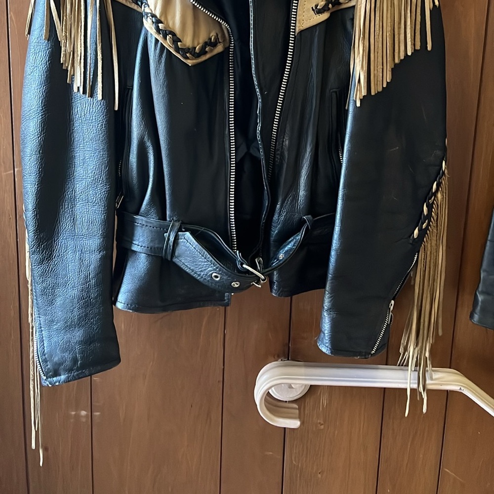 Ladies leather jackets size small